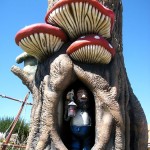 Mushroom tree with troll at OCMD mini golf