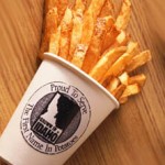 Boardwalk french fries in a cup